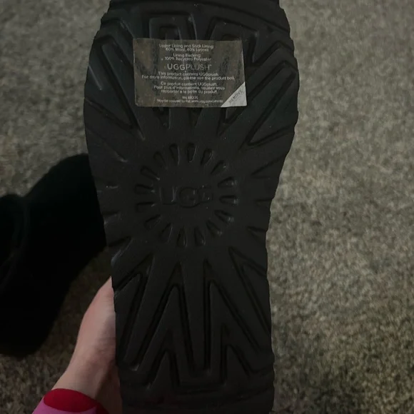 UGG Women's Classic Mini Black Platform Boots - Picture 5 of 16